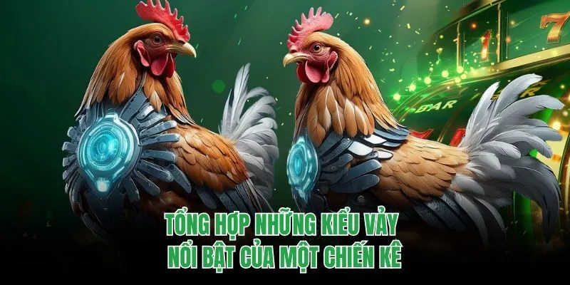Tổng hợp những kiểu vảy nổi bật của một chiến kê